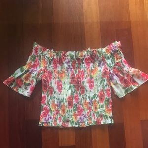 Never worn, new with tags floral blouse from L’AGENCE!